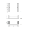 Decor Walther Brick TPH5 Держатель туалетной бумаги, подвесной, цвет: хром