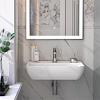 Kerama Marazzi Plaza Раковина подвесная 55х40см., без отв., цвет: белый глянцевый