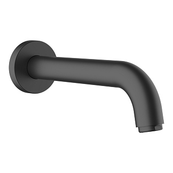 Hansgrohe Vernis Blend Излив для ванны 204 мм., настенный монтаж, цвет: черный матовый