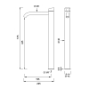CEA Design ZIQQ Смеситель для раковины, 1 отв., прогрессивный, цвет: нержавеющая сталь