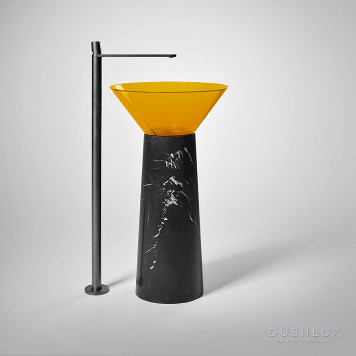 Antonio Lupi Albume Раковина 48х65 см, на пьедестале, Cristalmood, цвет ...