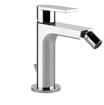 Gessi Emporio Via manzoni Смеситель для биде, на 1 отв, с донным клапаном, цвет: хром