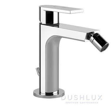Фото Gessi Emporio Via manzoni Смеситель для биде, на 1 отв, с донным клапаном, цвет: хром