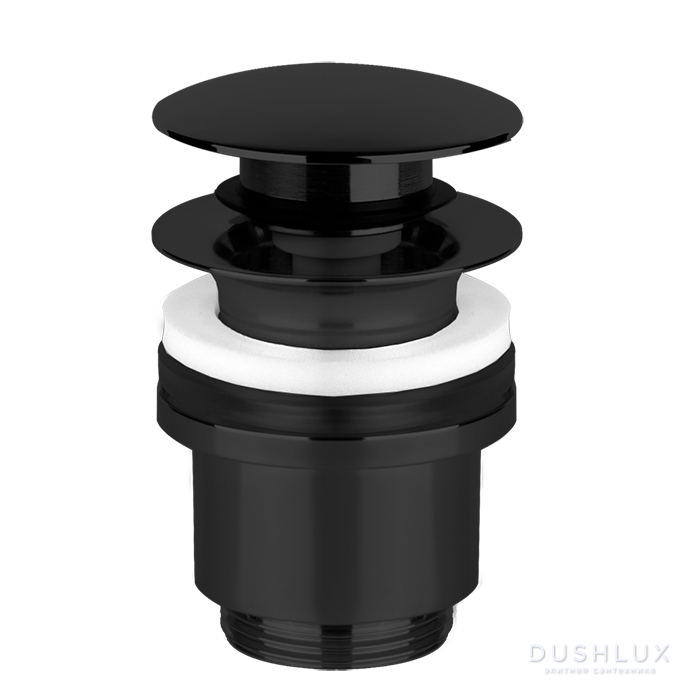 Фото Gessi Technical accessories Автоматический донный клапан “Stop&Go” для раковины c переливом, цвет: Black XL