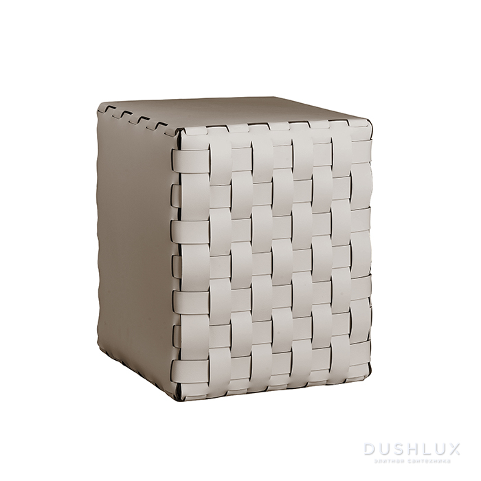 Фото ADJ Пуф, 35x35xH40 см, цвет: устричный/пепельная роза