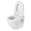 Duravit Starck 3 Сиденье для унитаза, с крышкой, цвет: сталь/белый глянцевый