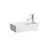 Laufen Kartell Раковина 46х28х12 см, 1 отв., без перелива, со скр. сливом, цвет: белый