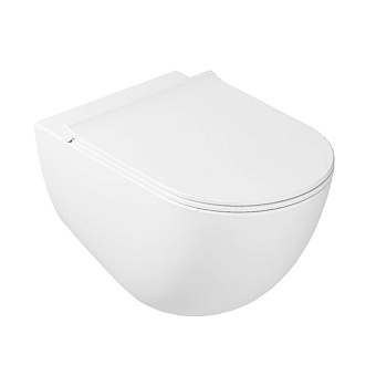 Galassia Dream Унитаз подвесной 56x36см., безободковый RIM, цвет: белый