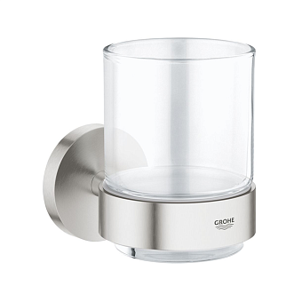 Grohe Essentials Стакан, подвесной, цвет: сталь