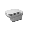 Duravit 1930 Унитаз 35.5x58x40см, подвесной, горизонтальный выпуск, с креплением, цвет: белый