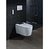 Geberit AquaClean Унитаз-биде 37.5х56.5см., подвесной, с крышкой-сиденьем микролифт, панель хром, цвет: белый