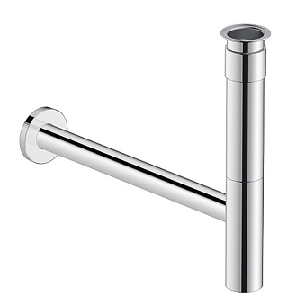 Duravit Сифон декоративный для раковины 1/4" с удлиненной спускной трубой, цвет: хром