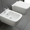 Hatria Fusion Q Унитаз подвесной, 35.5x53см, цвет: белый