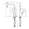 Hansgrohe Talis Select Смеситель для раковины, 1 отв., цвет: нержавейка