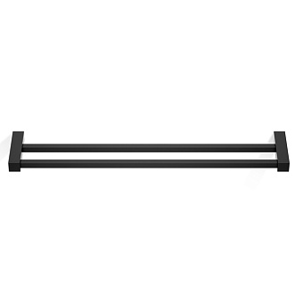 Decor Walther Corner HTD60 Полотенцедержатель 60см, двойной, подвесная, цвет: черный матовый