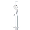 Grohe Tempesta Cube 110 Душевой гарнитур: душевая штанга 60см, шланг 175см и полочка, цвет: хром