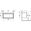 Laufen Case For Living City Тумба с раковиной 99x45.5x45.5см., 2 ящика, цвет: белый матовый
