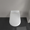 Villeroy Boch Hommage, Унитаз навесной, горизонтальный выпуск, размер 37x60см, с антигрязевым покрытием CeramicPlus, цвет: белый