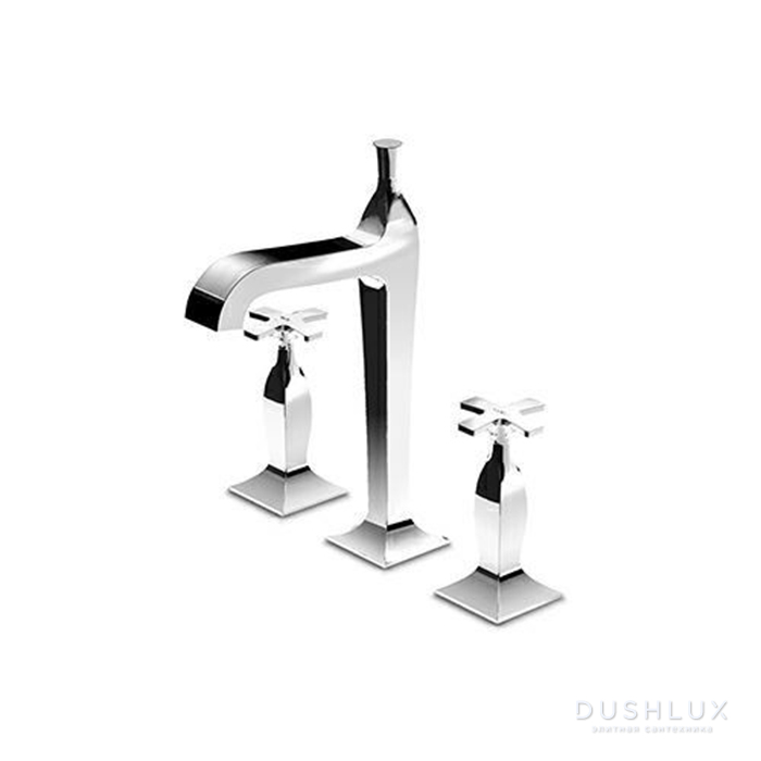 Zucchetti Bellagio Смеситель для раковины на 3 отверстия с высоким ...