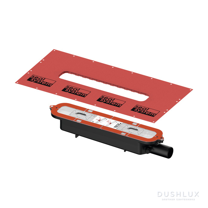 TECE TECEdrainprofile Сифон низкий DN40 боковой слив, для душа для ...