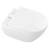 Villeroy&Boch Subway 2.0 Унитаз 36.5x37x56см., подвесной, безободковый, с антигрязевым покрытием CeramicPlus, цвет: альпийский белый