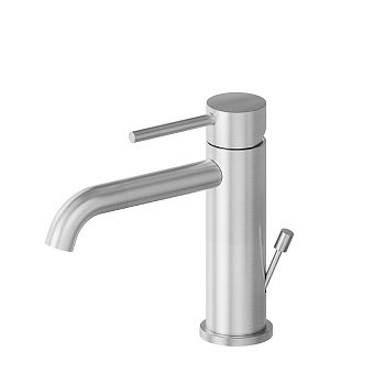 Newform X-Steel 316 Смеситель для раковины, 1 отв., с донным клапаном, цвет: нержавеющая сталь