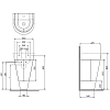 Azzurra Forma Тумба напольная 50x47x84.5см, с 2 дверцами, с раковиной, цвет: Cement