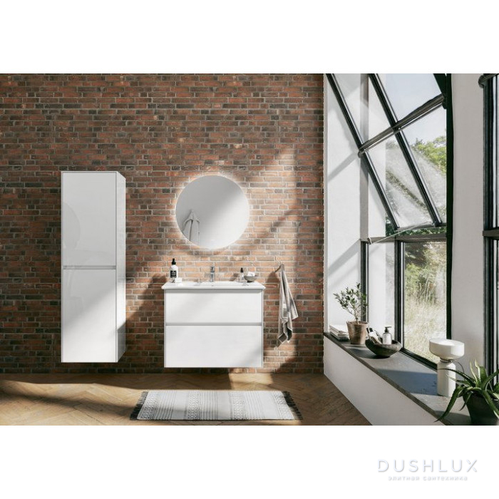 Фото Villeroy&Boch Нажимной донный клапан с керамической крышкой, цвет: хром/альпийский белый