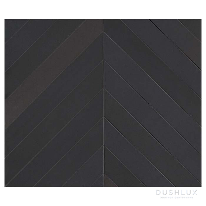 Фото Mutina Mews Керамогранит 5.5х39.4 см, chevron Sx/Dx, универсальный, цвет: soot