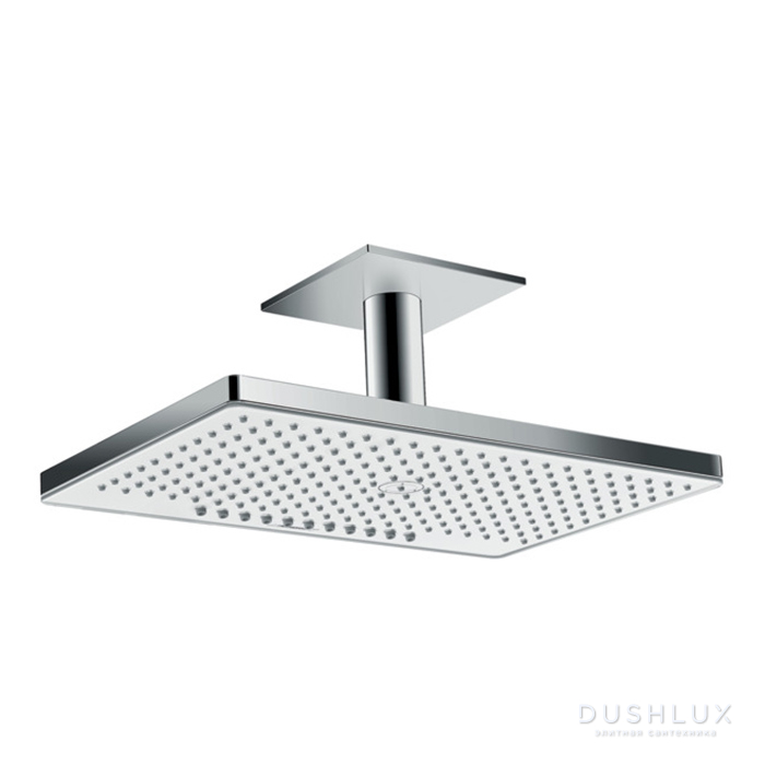 Фото Hansgrohe Rainmaker Select 460 Верхний душ 466x300мм, потолочный держатель, 2jet (Rain, RainStream), цвет: белый/хром