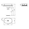 Ideal Standard Ipalyss Раковина накладная, 60х38см., без отв., Diamatec®, цвет: белый