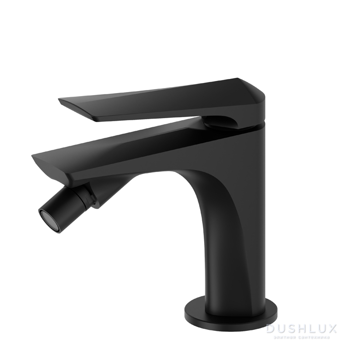 Фото Newform Delta Zero Смеситель для биде, 1 отв., цвет: черный матовый