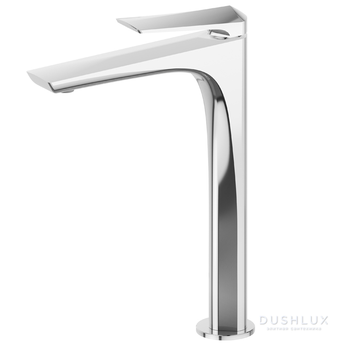 Фото Newform Delta Zero Смеситель для раковины, 1 отв., высокий, цвет: хром