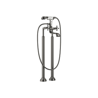 Dornbracht Madison Смеситель для ванны, напольный, с ручным душем, цвет: Dark Platinum matt