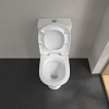 Villeroy&Boch O.novo Унитаз-компакт 36х64.6х43см., напольный, с открытым смывным краем, с сиденьем, цвет: альпийский белый