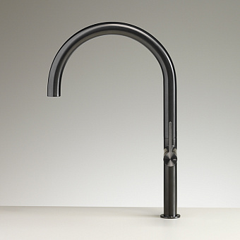 CEA Design INNOVO Смеситель для раковины, 1 отв., с поворотным изливом, цвет: PVD черный сатинированный