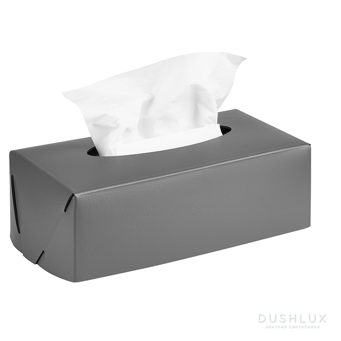 Фото Colombo Adj Салфетница Kleenex, 23x12H7,5 см, цвет: черный/серый