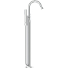 Ideal Standard Joy Смеситель для ванны, напольный, с ручным душем Stick, шланг для душа Idealflex 125см., для монтажа с A6133NU, цвет: хром