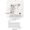 Gruppo Treesse Naxos Минибассейн 200x200x78см., отдельностоящий,гидромассаж, цвет: белый