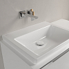 Villeroy&Boch Subway 3.0 Раковина 60х47х16.5см., без отв., подвесная, с антигрязевым покрытием CeramicPlus, без перелива, цвет: альпийский белый