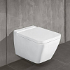 Villeroy&Boch Finion Сиденье с крышкой для унитаза, с антигрязевым покрытием CeramicPlus, цвет: белый