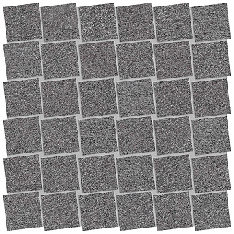 Ergon Stone Talk Керамогранит 30x30x0.95см, универсальная, неглазурованный, цвет: Mosaico Dado minimal Dark naturale