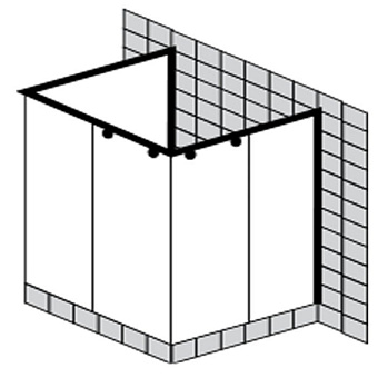 Sprinz Topas Душевое ограждение 140x140x200см.