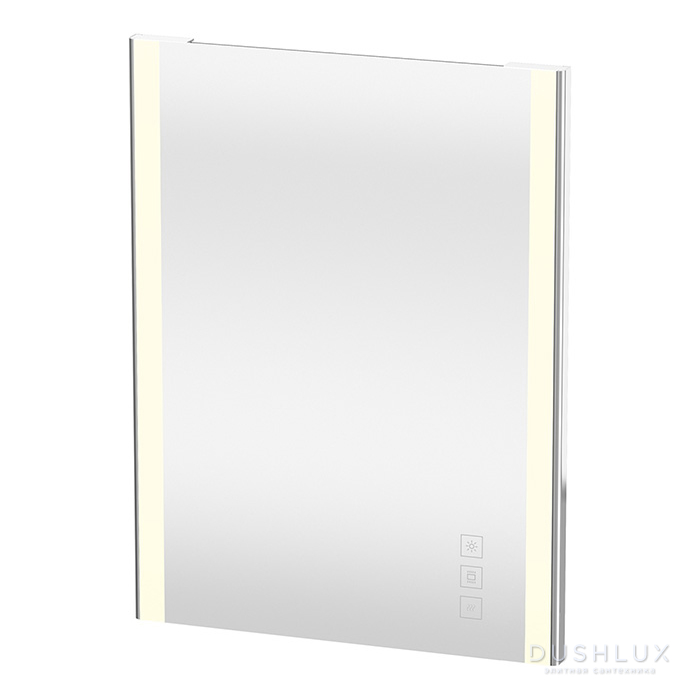 Фото Duravit Xsquare Зеркало 60х80х3.3 см, LED-подсветка 2700-6500K с диммером, подогрев, регулировка цвета