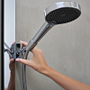 Hansgroh Rainfinity Душевая система с верхнем душем 36см., термостатическим смесителем, ручным душем и шлангом 160см., цвет: хром