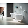 Duravit ME by Starck Комплект: унитаз подвесной Compact Rimless, 37x48см 253009 + сиденье с микролифтом: 002019, цвет: белый