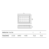 Dea Design Marble Мыльница настольная, 8x3хh13см., из мрамора, цвет: Statuario White