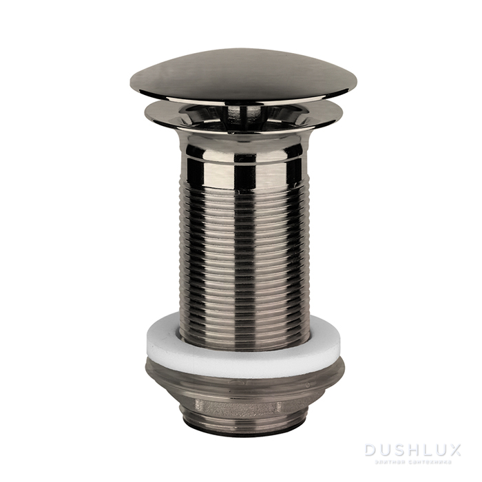 Фото Gessi Technical Accessories Донный клапан для раковины, свободного слива, без перелива, цвет: Finox Brushed Nickel