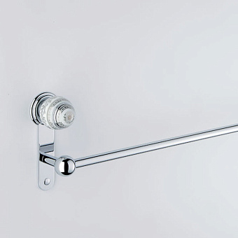 THG Marquise platinum decor Полотенцедержатель 60см., декор белый/платина, подвесной, цвет: хром