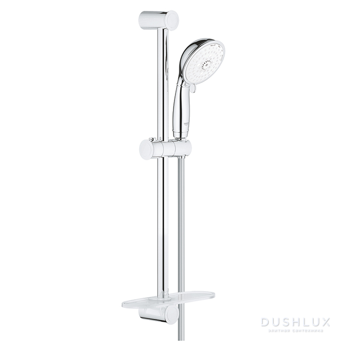 Фото Grohe Tempesta Rustic Душевой гарнитур с ручным душем, штангой и шлангом 175см., цвет: хром